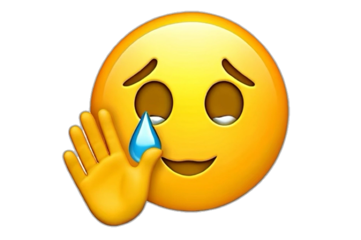 Emoji preoccupata